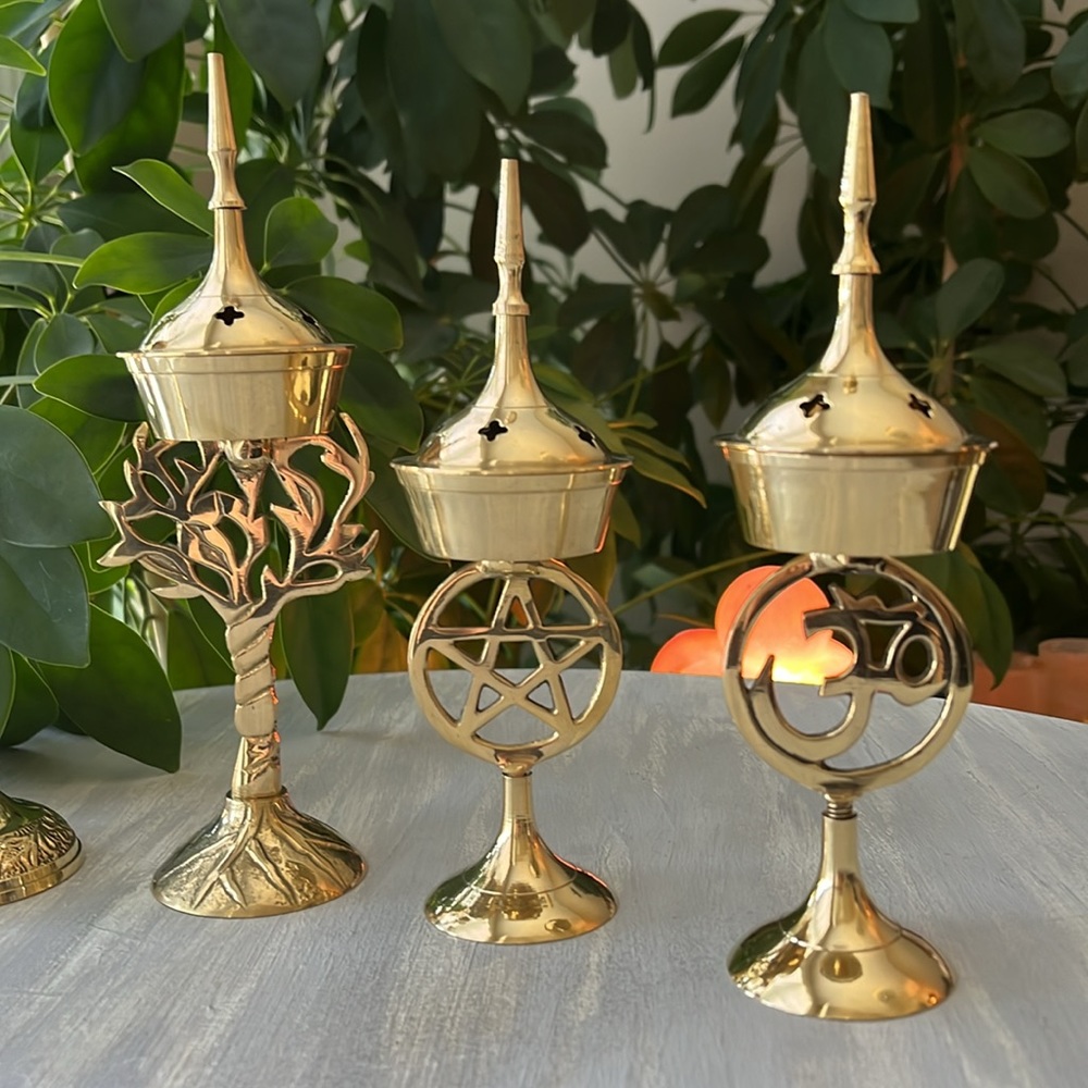 Brass incense holder (one) - Picture 5 of 5